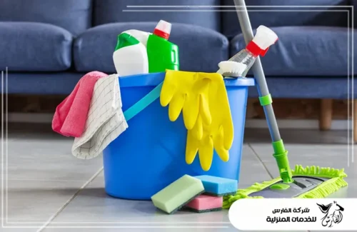 تلميع أرضيات بالدمام 0557756533 شركة الفارس أدوات ومنظفات التنظيف المنزلية؛ دلو، قفازات، ومناديل.