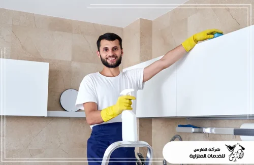 فريق تنظيف في الخرج 0557756533 شركة الفارس تنظيف شامل للمطابخ والرخام باستخدام مواد آمنة وفعالة ضد الأوساخ
