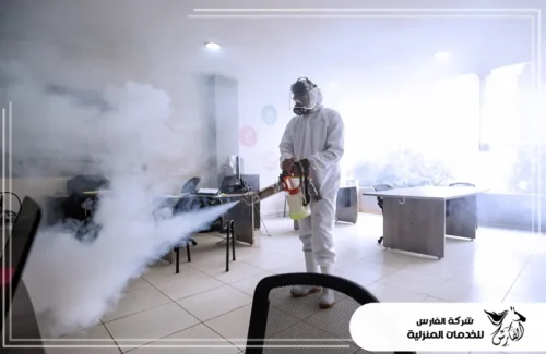 تعقيم ضد كورونا في الرياض0557756533 شركة الفارس تعقيم مداخل المباني والسلالم الخارجية بأجود المواد لضمان بيئة صحية.