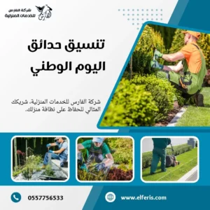 تنسيق حدائق اليوم الوطني