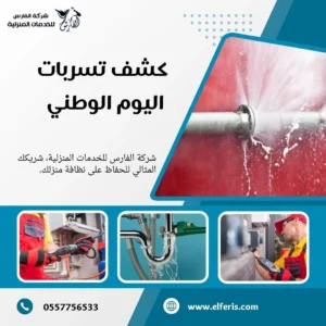 كشف تسربات اليوم الوطني