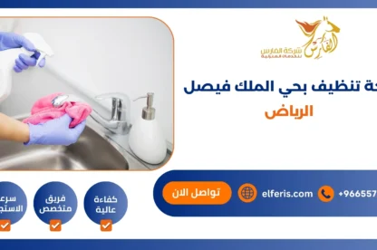 شركة تنظيف بحي الملك فيصل الرياض