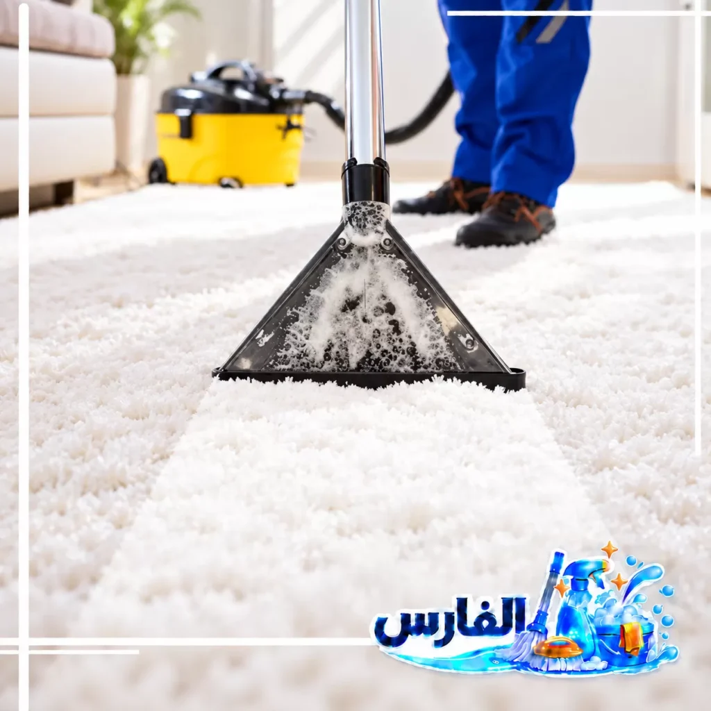 شركة تنظيف سجاد وموكيت بالرياض غسيل الموكيت بفوهة شفط شفافة تسحب رغوة التنظيف والرطوبة من الوبر الكثيف باستخدام جهاز متخصص.